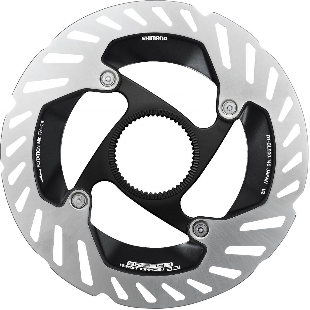SHIMANO Bremsscheibe RT-CL900 160mm, Verschlussring mit Magnet - 160mm