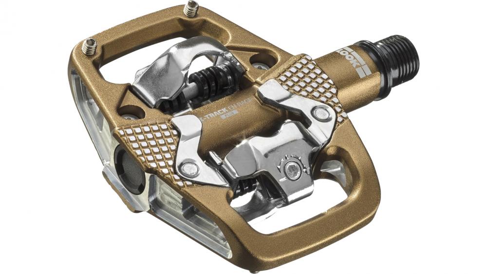 LOOK X-Track EN-Rage Plus Klickpedale bronze, 664 mm² Plattform - Trail & Enduro Pedal mit geschmiedetem Aluminiumgehäuse, SPD kompatibel