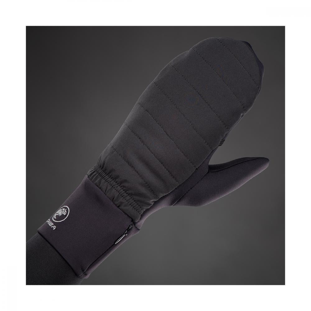 CHIBA Overflap - Radhandschuhe L schwarz, Primaloft Gold, warm & winddicht