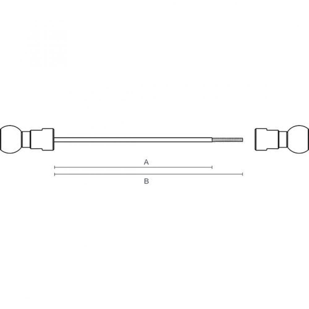 Burley Schnellspannachse COHO Ballz 170 mm Silber - sichere Befestigung für Coho XC