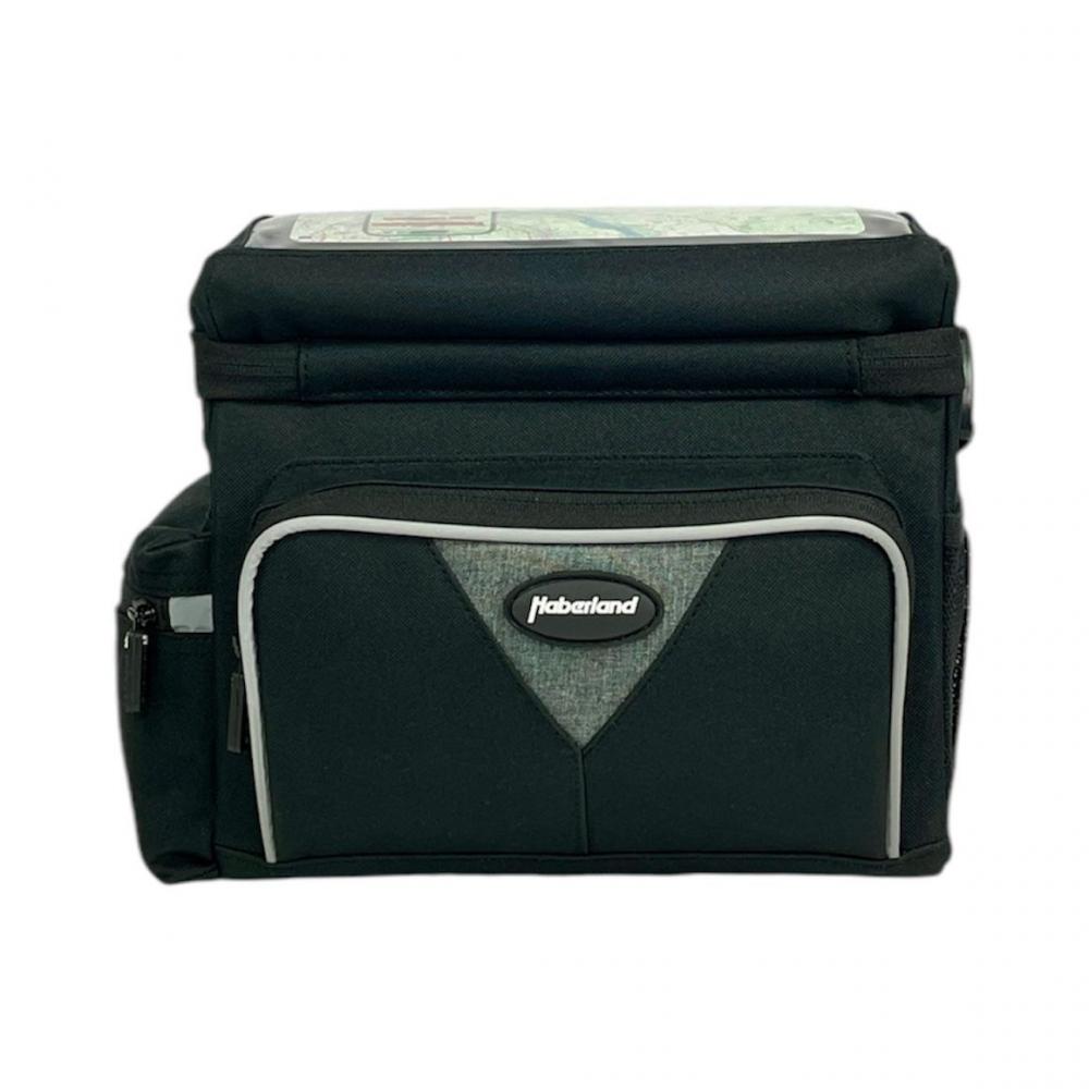 Haberland Lenkertasche Black Line 8 l schwarz KLICKfix