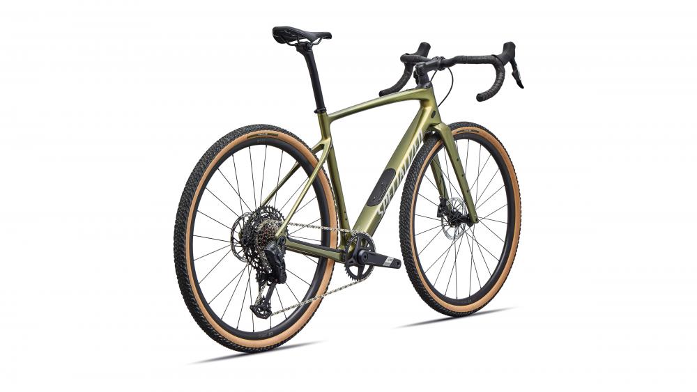 Specialized Diverge Comp Gravel Bike 54cm - Laurel Green Metallic/Gold Pearl - Gravelbike
