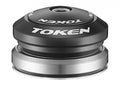 Schwarzer TOKEN Omega A-Serie AHead Steuersatz 1 1/8" (42mm) für Fahrräder.