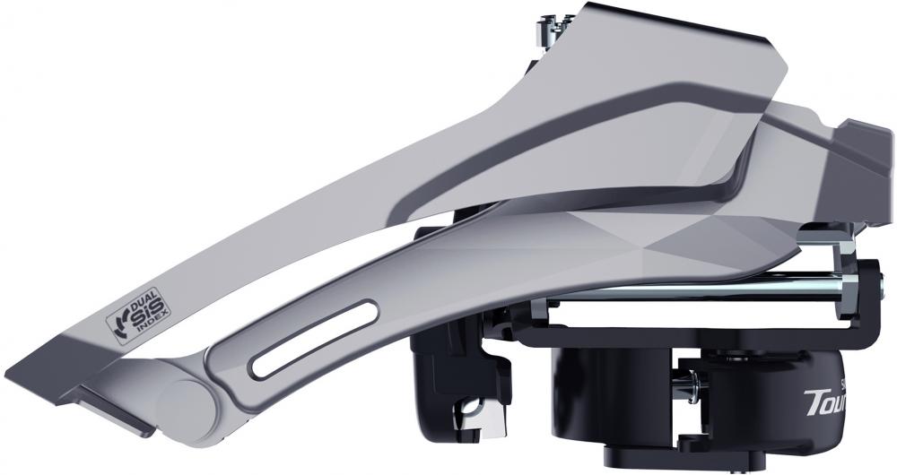 SHIMANO Umwerfer TOURNEY FD-TY606 2-fach Dual-Pull - zuverlässige Schaltperformance für Einsteiger