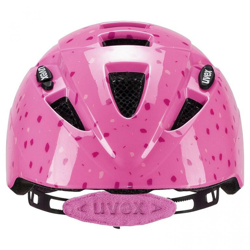uvex kid 2 Kinderfahrradhelm Pink Confetti, leicht, optimale Passform, individuell einstellbar, 46-52 cm