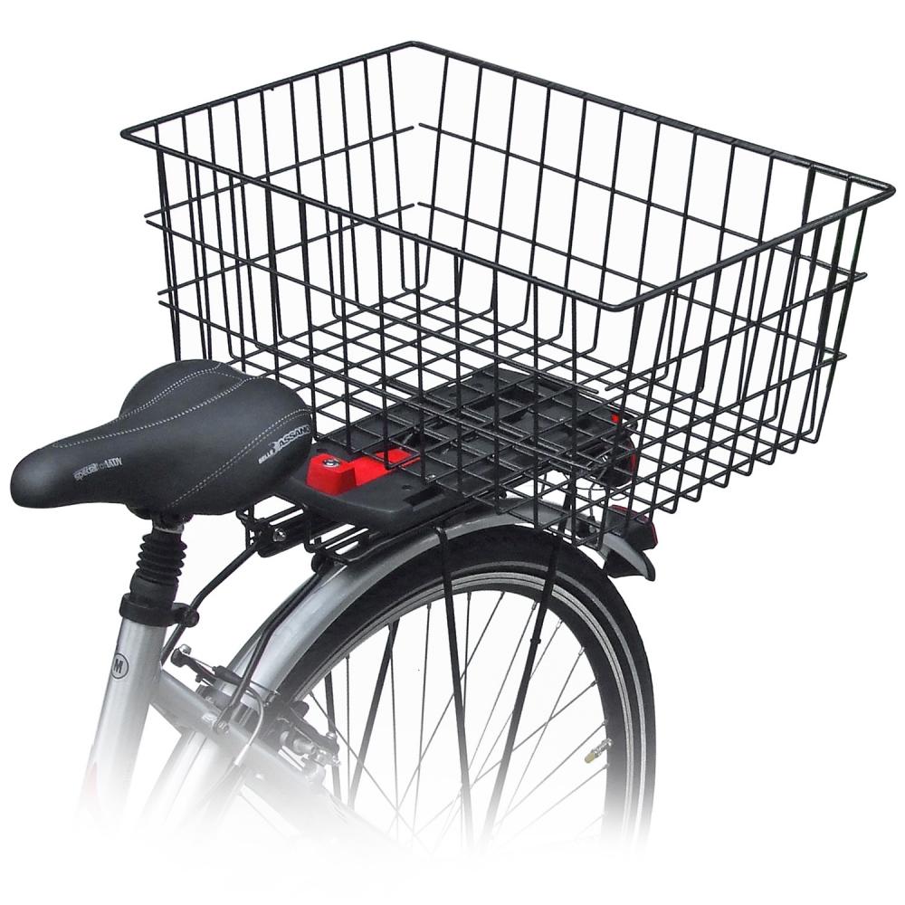 KLICKfix Hinterradkorb Maxi schwarz 36x52x22 cm