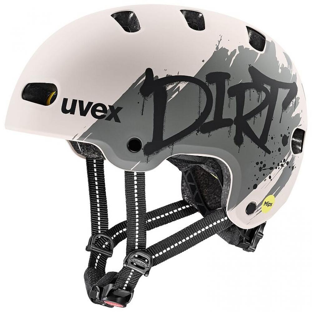 uvex kid 4 style MIPS dirt warm grey matt | 55-58