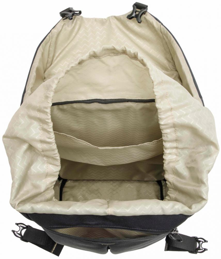 New Looxs Radtasche Sports Black 18 l Black - wasserdichte Einzeltasche für Alltag & Tour