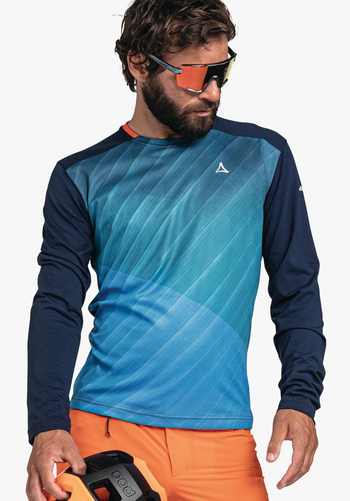 Schöffel Longsleeve Altitude M blau Größe 52