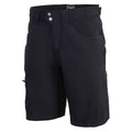 CHIBA Baggy Pants mit Innenhose Men - Radhose mit Sitzpolster, schwarz, S
