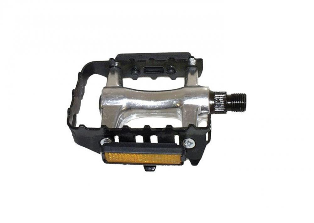 M-Wave Pedal Steady A 9/16 Zoll mit Reflektor Alukörper