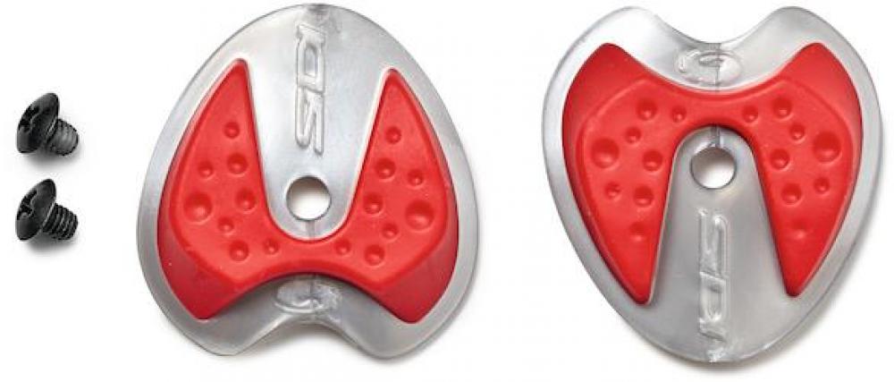 Sidi Austauschabsatz Replaceable Heel Pad Unisize Rot - langlebiger Ersatz für Road-Schuhe