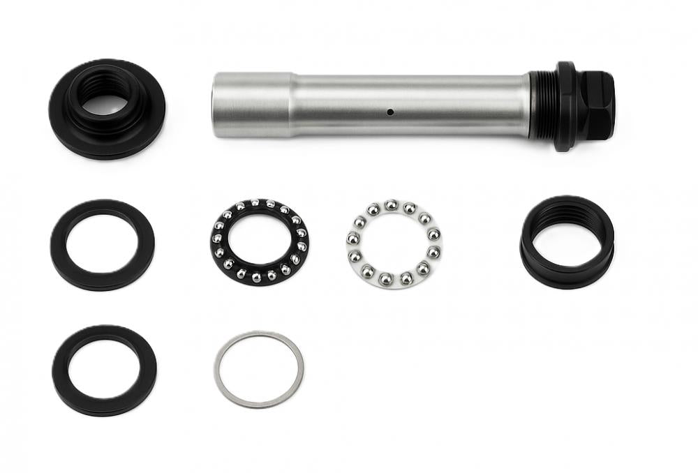 Shimano HB-MT400-B Hohlachse Set mit Kugellagern und Dichtungen für Vorderradnaben