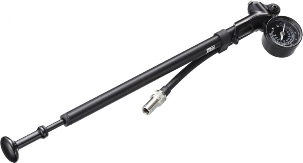 RockShox Gabel Dämpferpumpe 600 PSI Max schwarz mit Manometer für Fahrräder