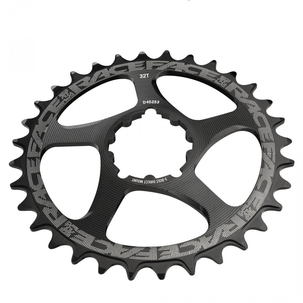 Race Face SRAM 3-bolt Direct Mount Kettenblatt 30 Z. in Schwarz für präzisen MTB-Antrieb.