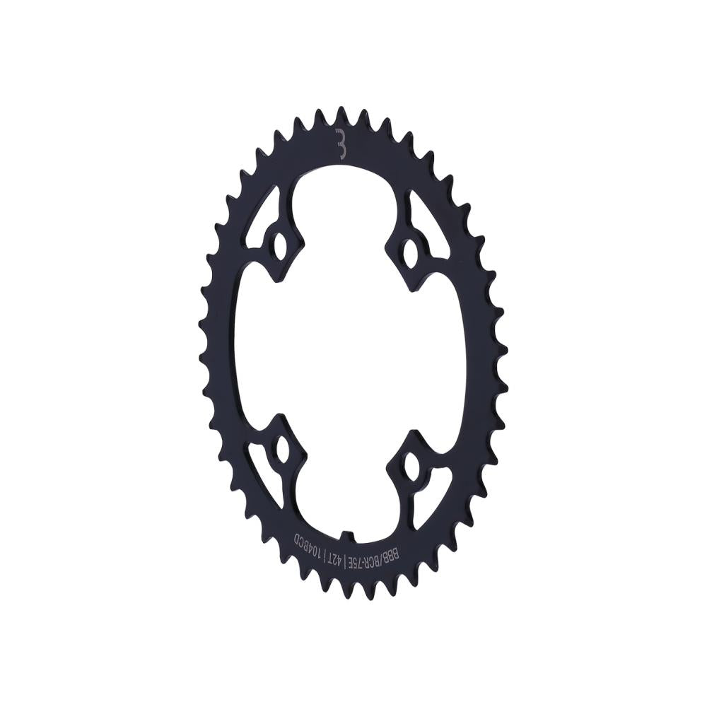 BBB Cycling chainring E-bikeGear steel 42T 104 Schwarz - robustes E-Bike-Kettenblatt