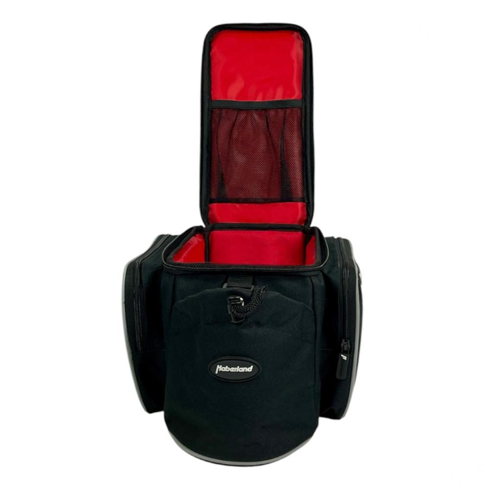 Haberland Gepäckträgeraufsatztasche Flexibag schwarz - flexible Transportlösung für den Alltag