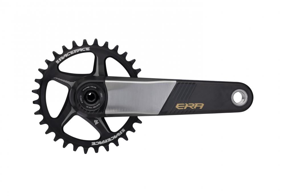 Race Face Era Carbon Kurbel 170mm 30mm, schwarz/bronze, leichte Performance-Kurbel für Trail & Enduro.