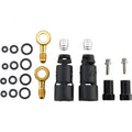 Jagwire Pro Quick-Fit Adapterset SRAM/AVID Schwarz/Gold - Langlebige Bremsleistung