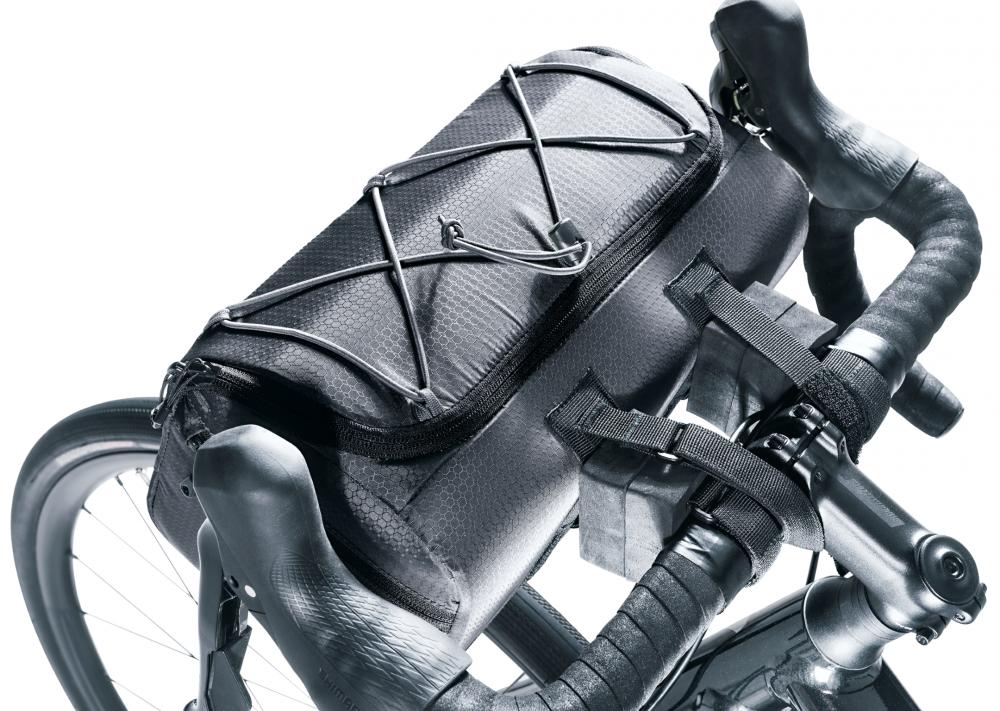 Deuter Mondego HB 8 Lenkertasche Schwarz - 8 Liter Bikepacking-Tasche mit Klettverschluss