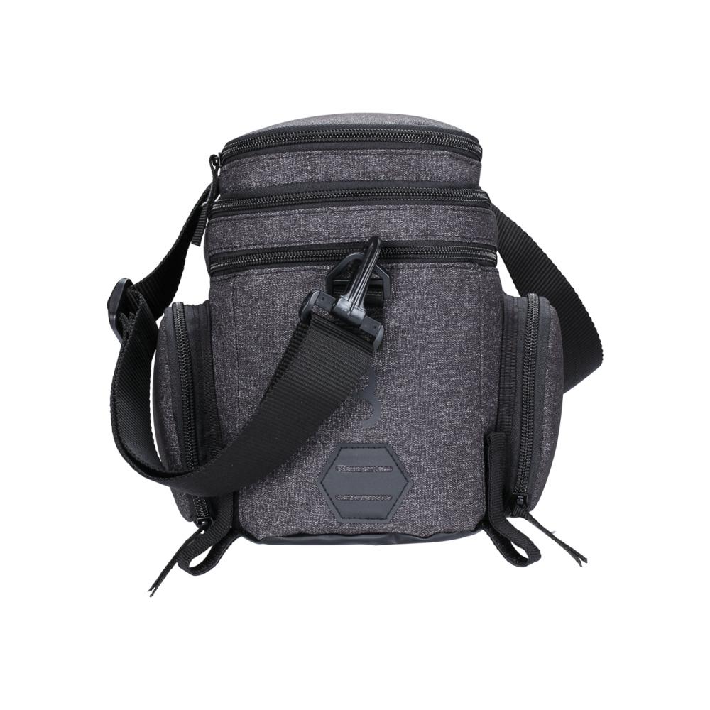 BBB Cycling Gepäckträgertasche CarrierPack Grau Mischung 6,5+5 L - flexible Stauraumerweiterung