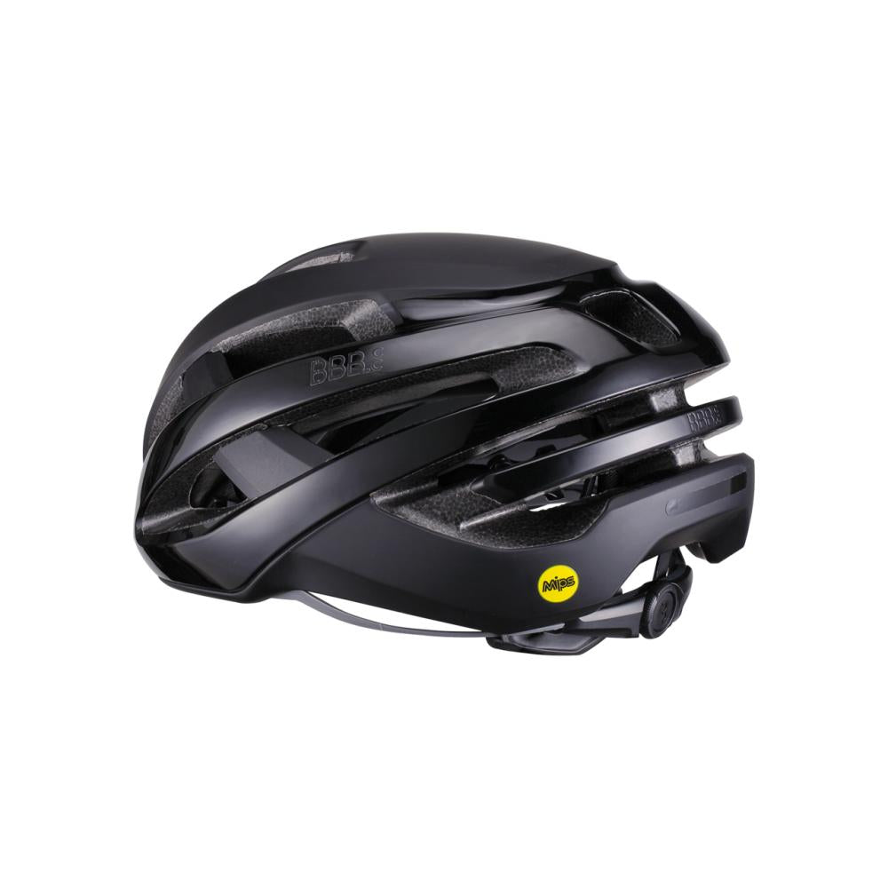BBB Cycling Helm Maestro MIPS M matt schwarz - leichter Rennradhelm mit Top-Belüftung