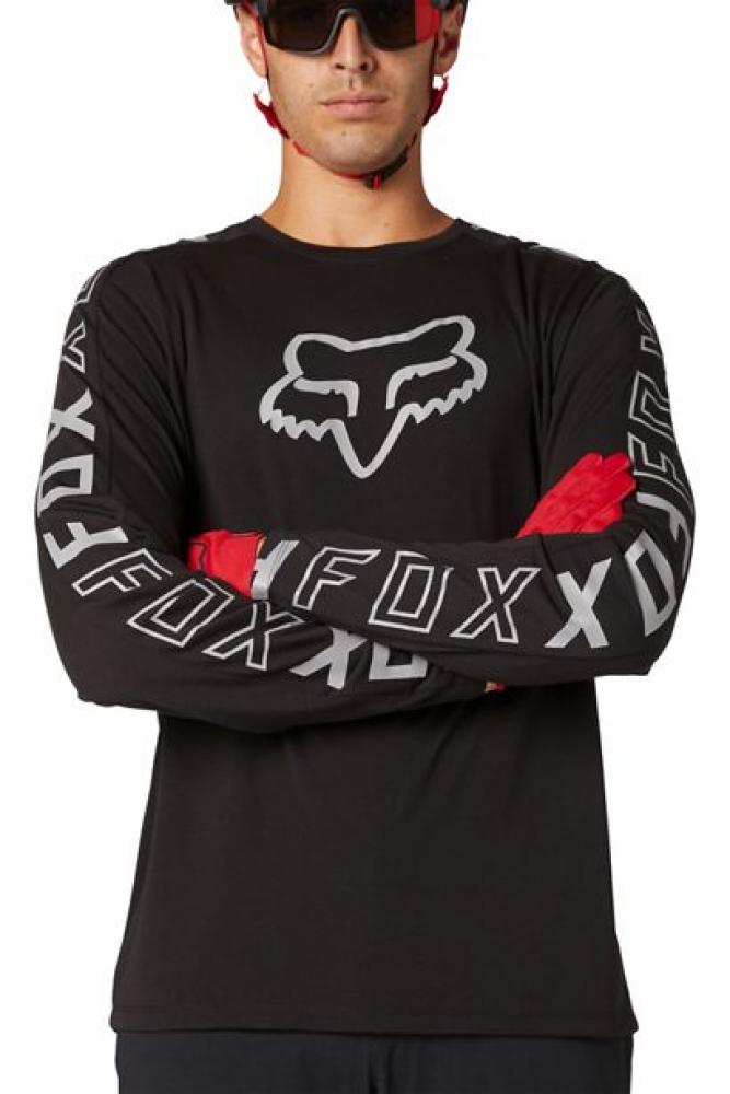 Fox Ranger langärmliges Drirelease Jersey black Größe 2XL