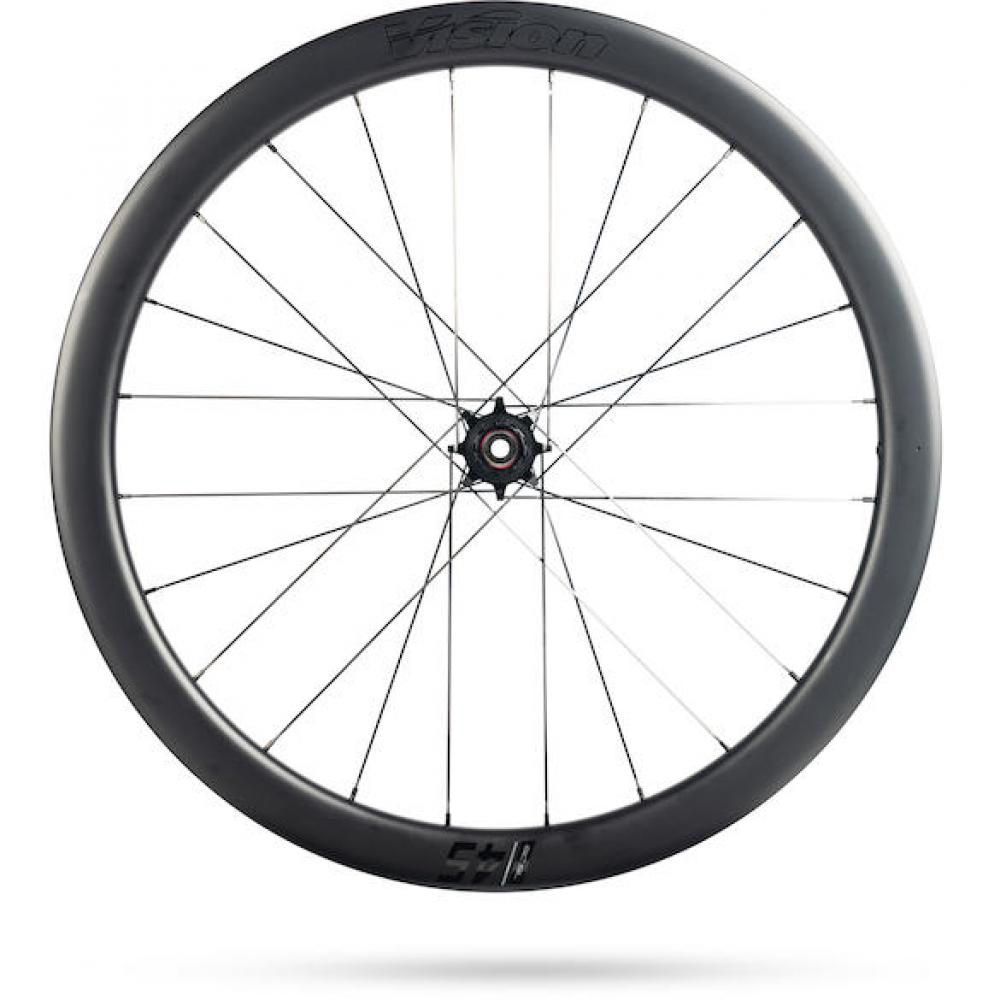 Vision Laufradsatz SC 45 SL Disc 622x23x45 mm Schwarz - leichter Aero-Carbonlaufradsatz