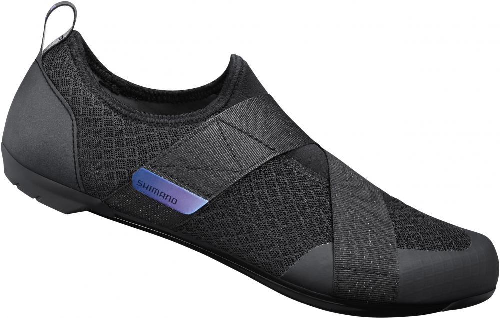 SHIMANO Fahrradschuhe IC100 Road SPD-SL/SPD, Größe 37, Schwarz