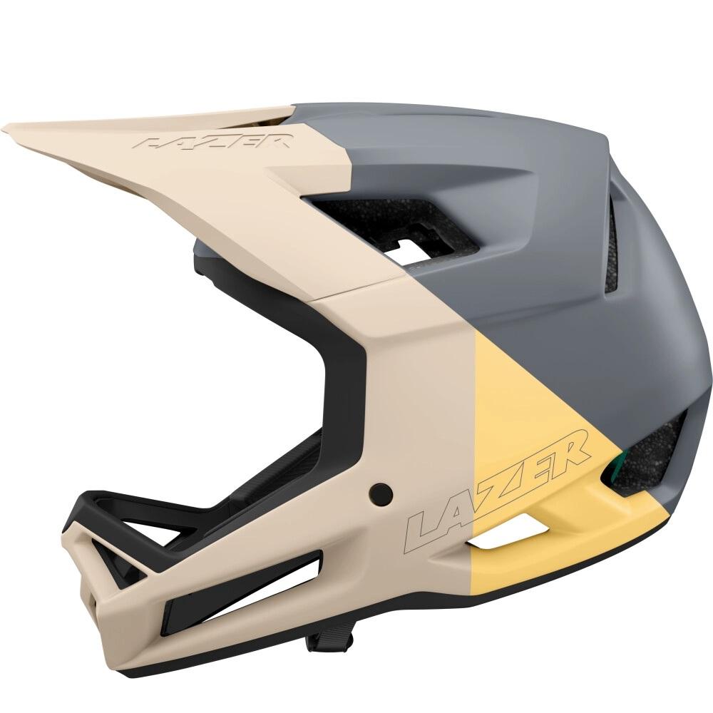 LAZER Cage KinetiCore Full Face Helm matte sand - maximaler Downhill-Schutz