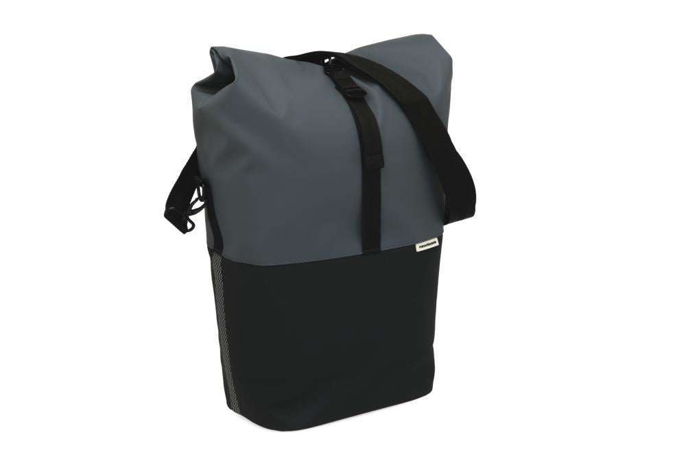 New Looxs Radtasche Nyborg Single Dark Grey/Black 18L Grey - flexible Einzel-Gepäckträgertasche