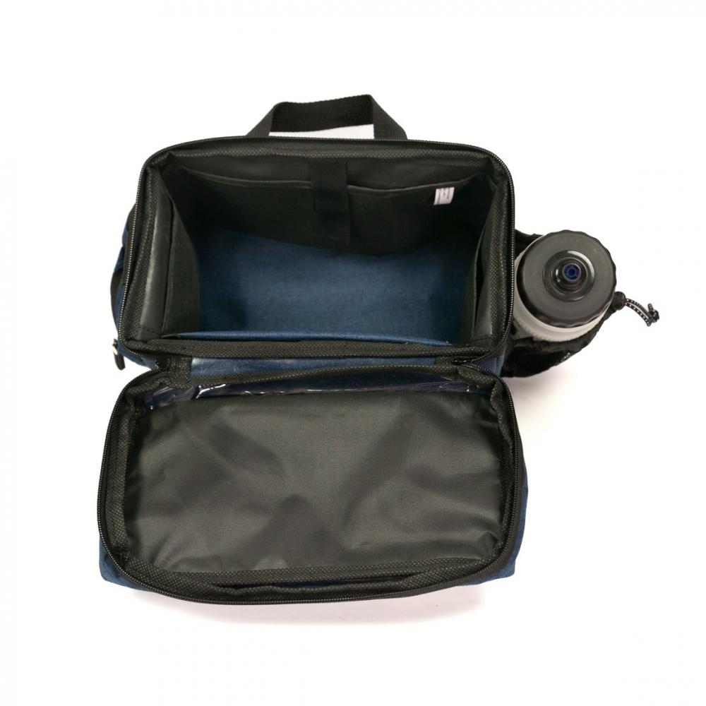 Haberland Lenkertasche 8l Max blau - praktische Klickfix-Lenkerlösung für Touren