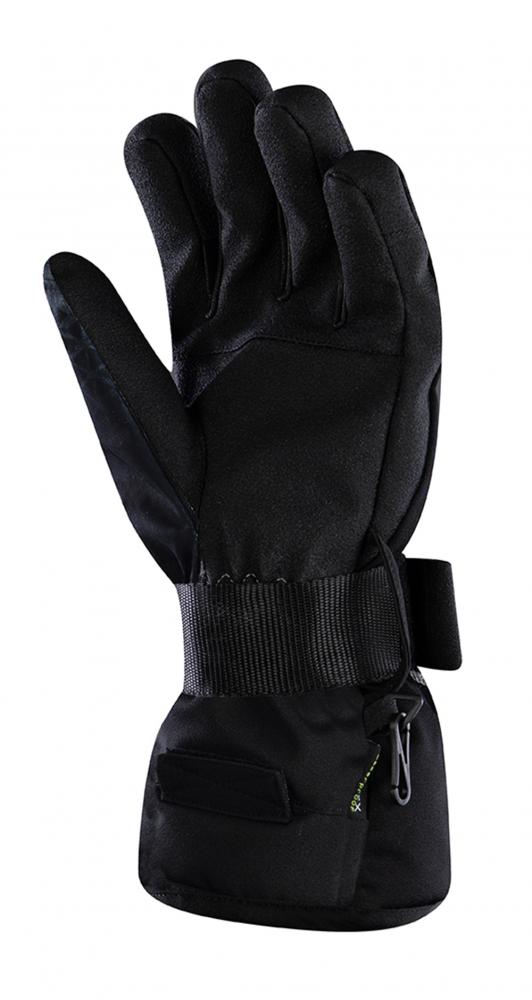 CHIBA Board - wasserdichte Primaloft Radhandschuhe mit Schiene, dk. grau/n, Gr. 6,5