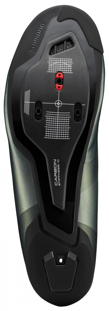 SHIMANO Fahrradschuhe RC703 Herren/Damen Road SPD-SL Fahrradschuhe Größe 46, Grün