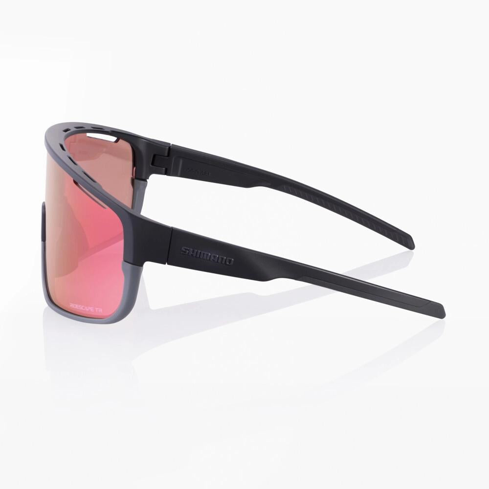 SHIMANO BRILLE PULSAR RIDESCAPE TR Größe M Matt Black - wandelbare Performance-Brille