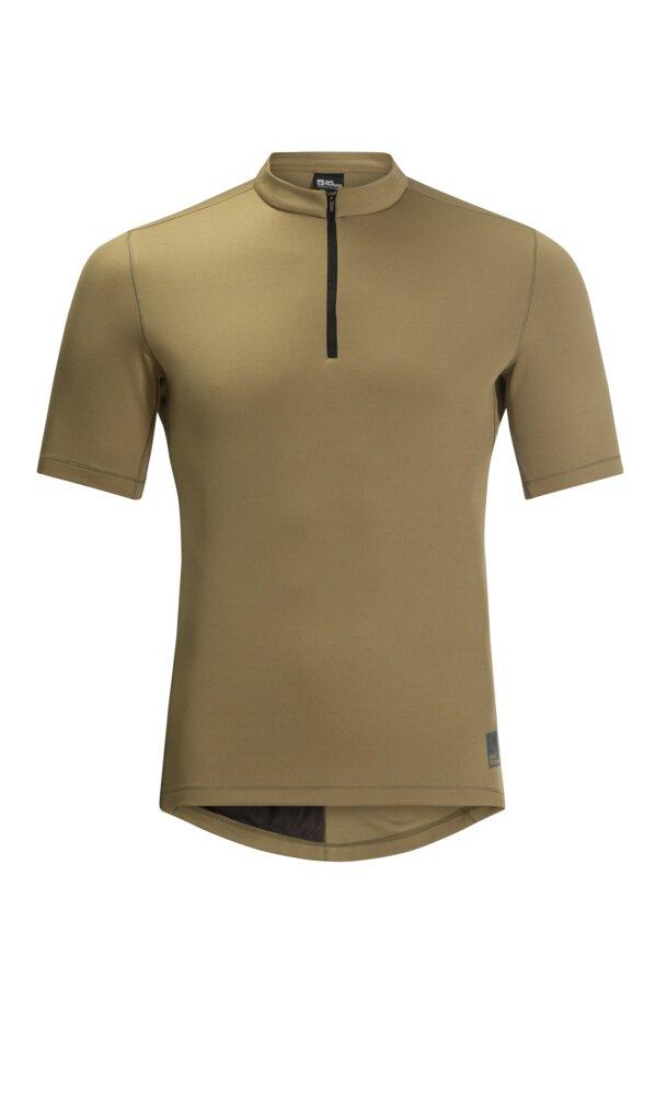Jack Wolfskin Bike Commute Hz T M Synthetic Fiber T-Shirt Shortsleeve Grey Olive Größe M