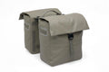 New Looxs Doppelpacktasche Leeds Double MIK 2.0 2x19L Taupe - geräumige City-Fahrradtasche