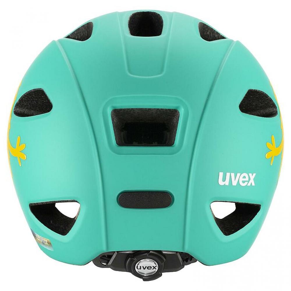 uvex OYO Style Kinder-Fahrradhelm Monster Lagoon matt 50-54 cm - Leichter Helm mit integriertem Schläfen- und Stirnschutz (uvex xTRA Shield), individuell anpassbar (uvex IAS System), 10 Belüftungsöffnungen