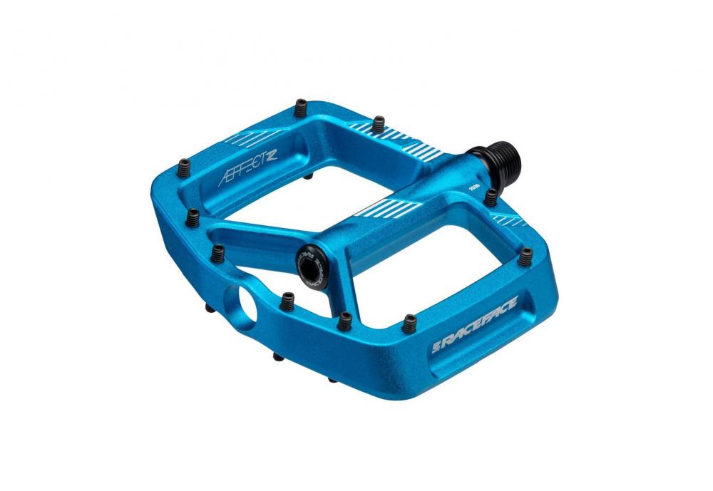 Race Face Aeffect R Plattform-Pedal, blue - robustes Flatpedal für Trail und Enduro