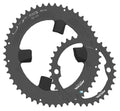 Miche Kettenblatt UTG S8 für Ultegra 8000 innen 38Z 11fach, zwei schwarze Fahrradkettenblätter.