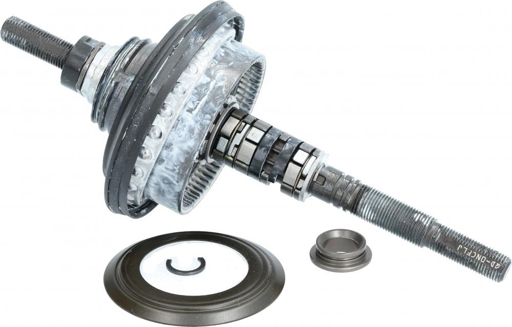 SHIMANO Achs-/Antriebseinheit 187 mm SG-C3001-7D inkl. Führungshülse - 187 mm, 3001-7
