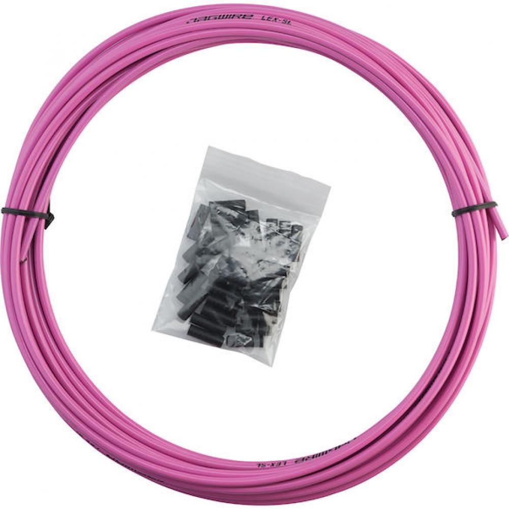 Jagwire LEX-SL Schaltzugaußenhülle Ø 4,5 mm × 10 m Pink - Profi-Schaltpräzision