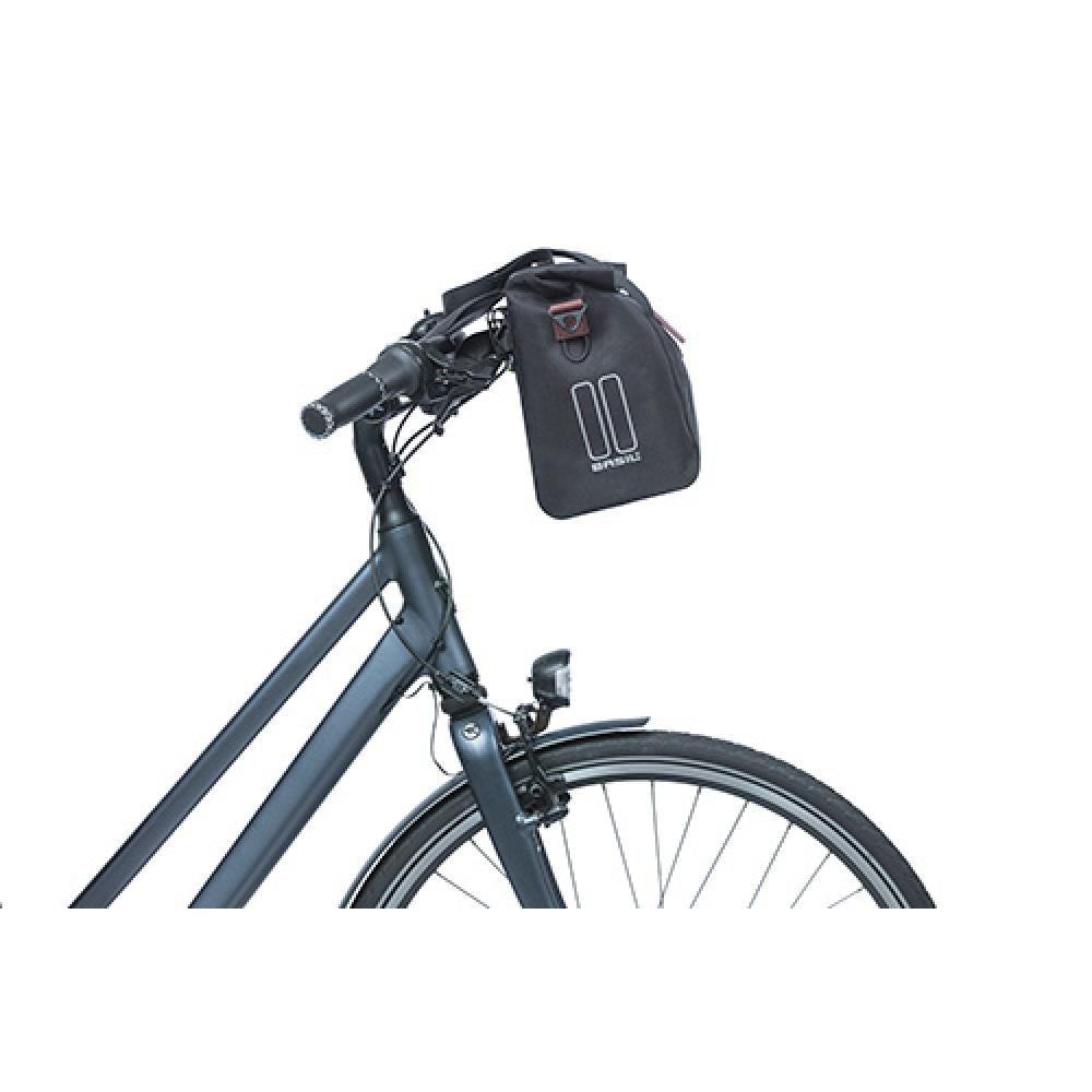 Basil City Fahrradhandtasche MIK-KF-Hook schwarz Größe 39x15x27cm 8 bis 11l