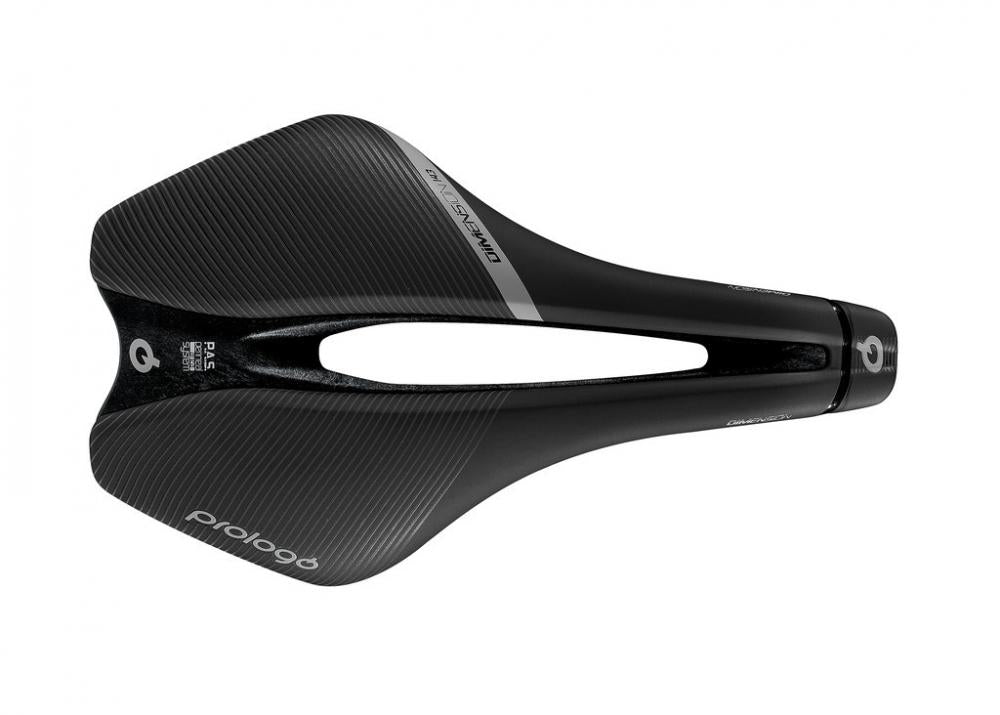 Prologo Dimension 143 T 4.0 Fahrradsattel schwarz Unisex mit PAS System und Aussparung.