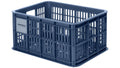 Basil Transportkorb Crate S Bluestone 17L Fahrradkorb aus Kunststoff.