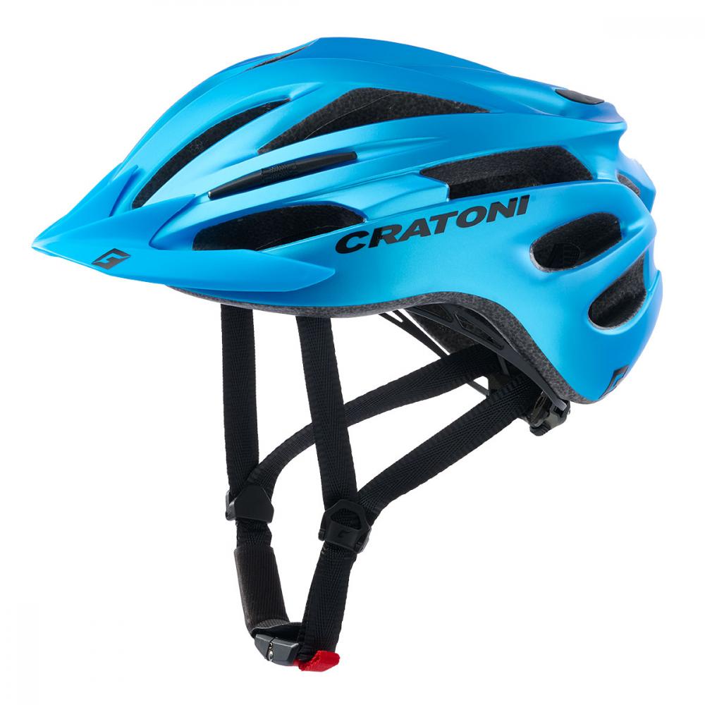 Cratoni Pacer Fahrradhelm blau metallic matt, Größe L/XL 58-62cm
