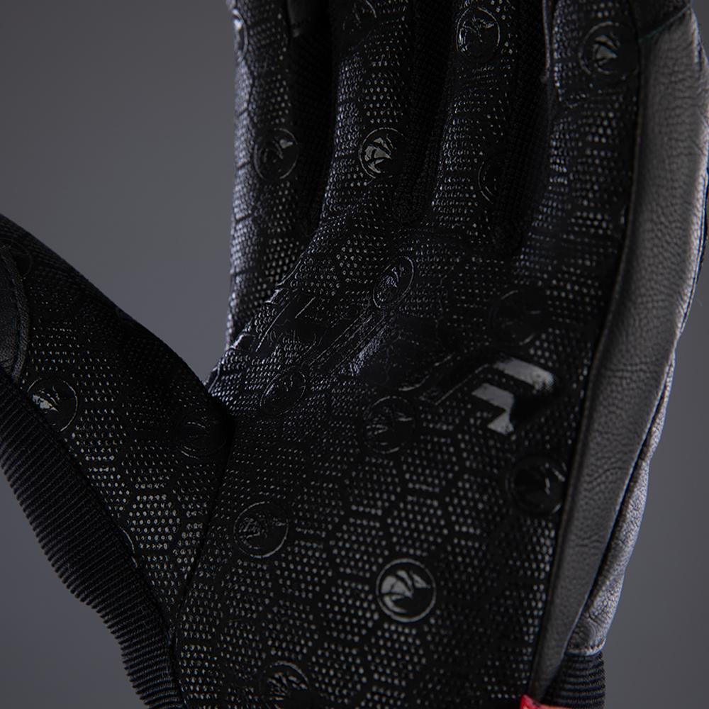 CHIBA Sport Pro - wasserdichte Winter-Radhandschuhe mit PrimaLoft, Größe 7, schwarz