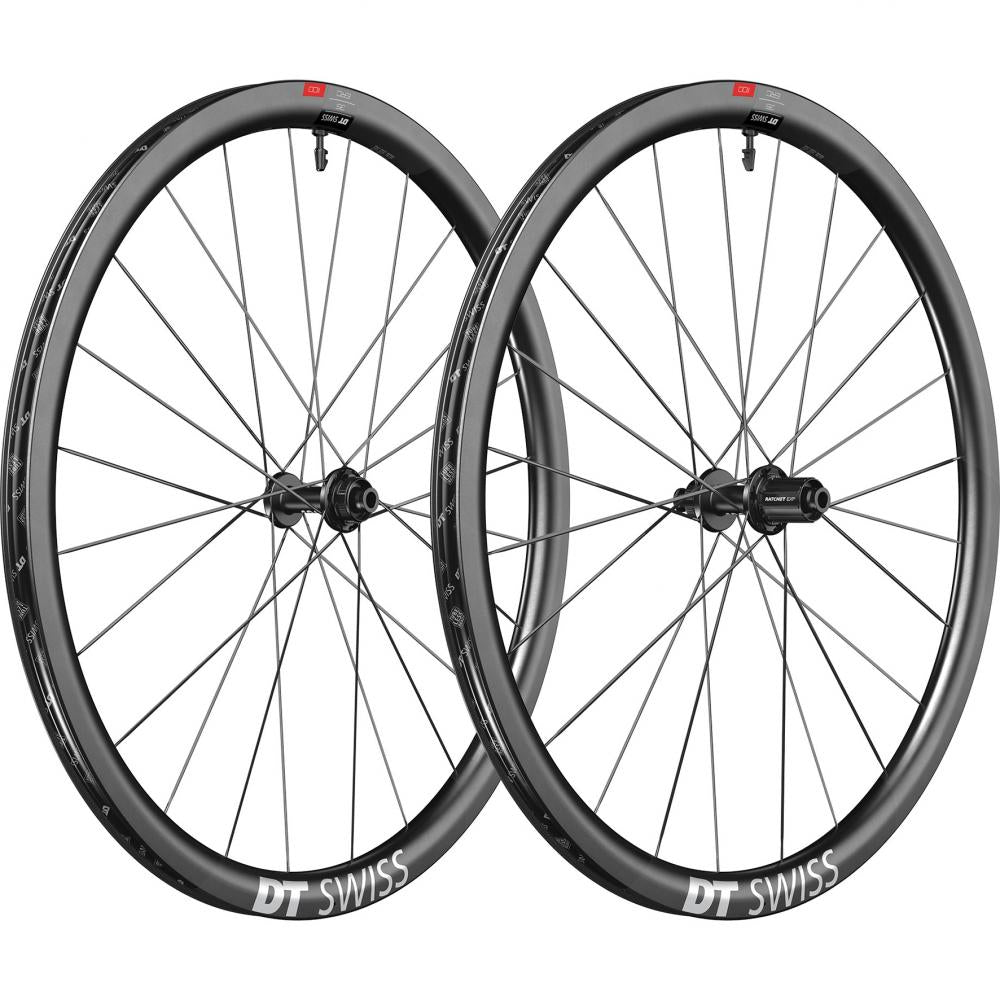 DT Swiss Laufrad ERC 1100 DICUT Disc 584 x 35 mm Schwarz - aerodynamisches Carbon-Endurance-Laufrad