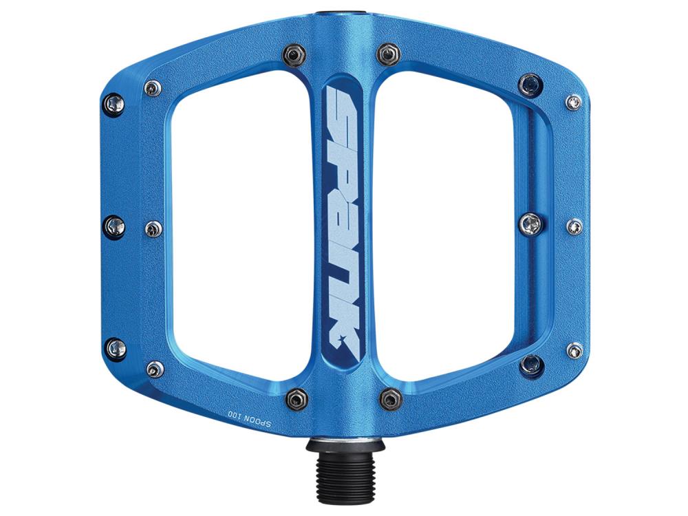 Spank Spoon Reboot flat pedal blau S