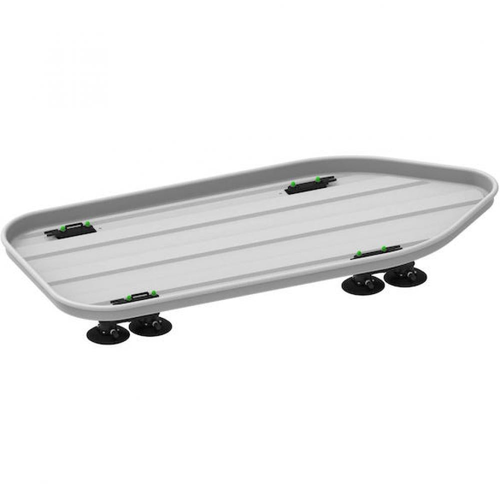 TreeFrog Dachboxträger 22 4 x 150 x 330 mm Schwarz - flexibler Dachboxhalter ohne Dachträger